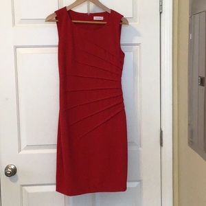 Red Calvin Klein Dress
